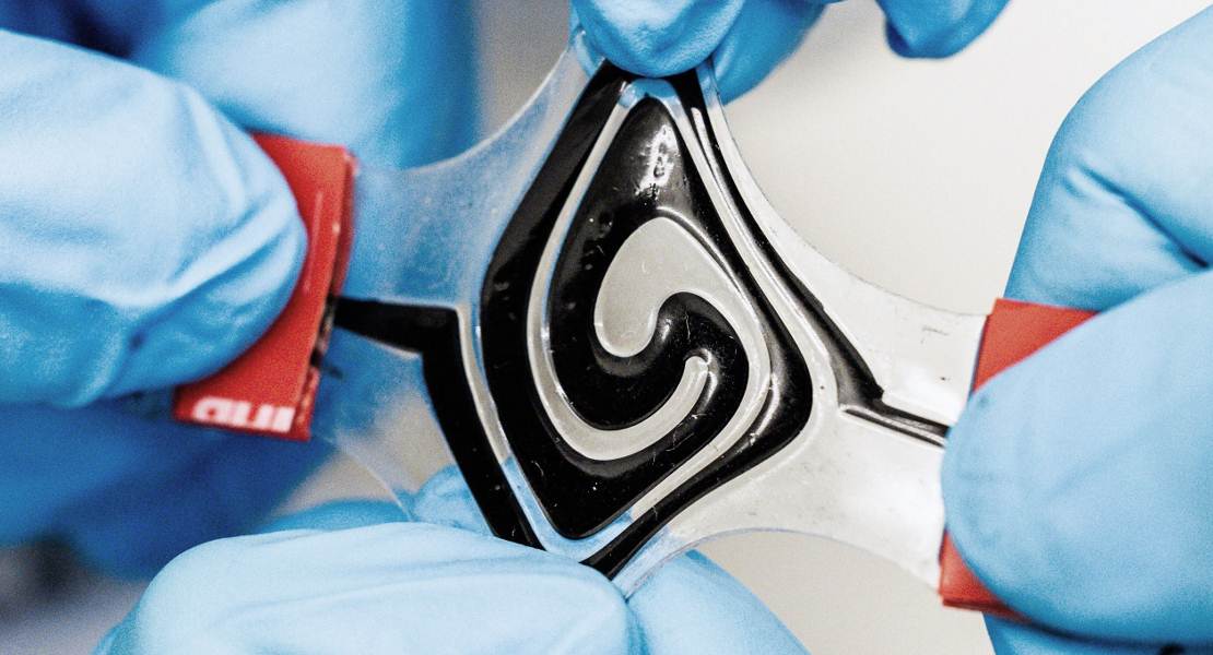 Batteria che può prendere qualsiasi forma