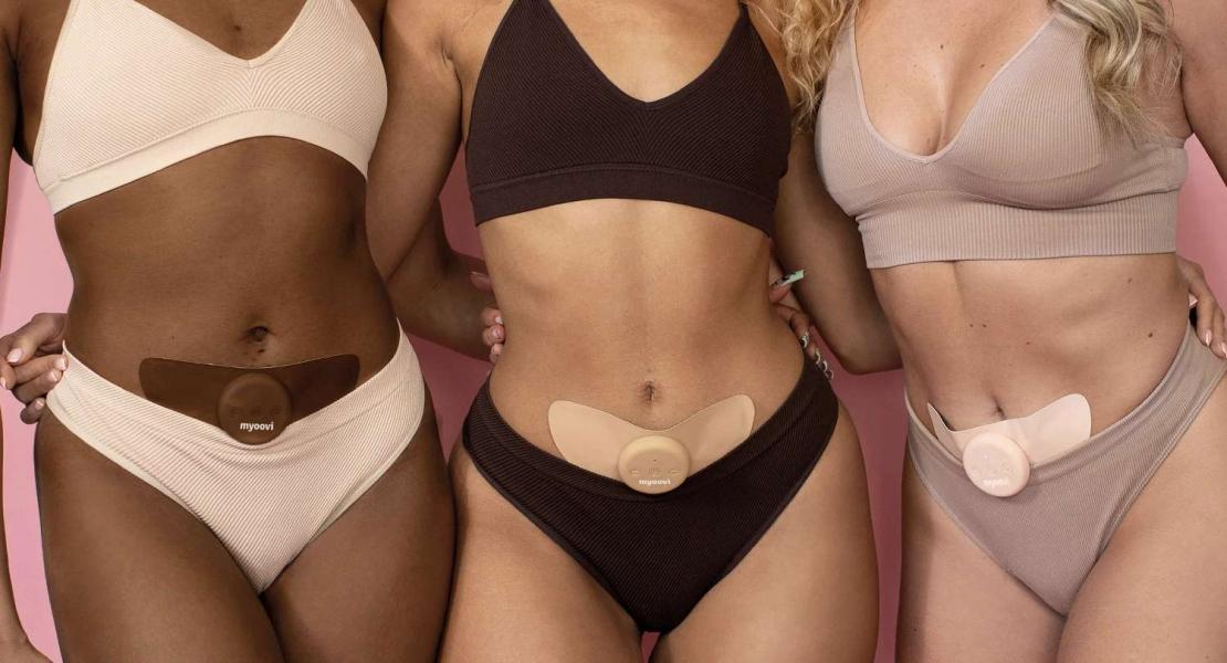 Myoovi è un dispositivo indossabile progettato per alleviare i dolori mestruali