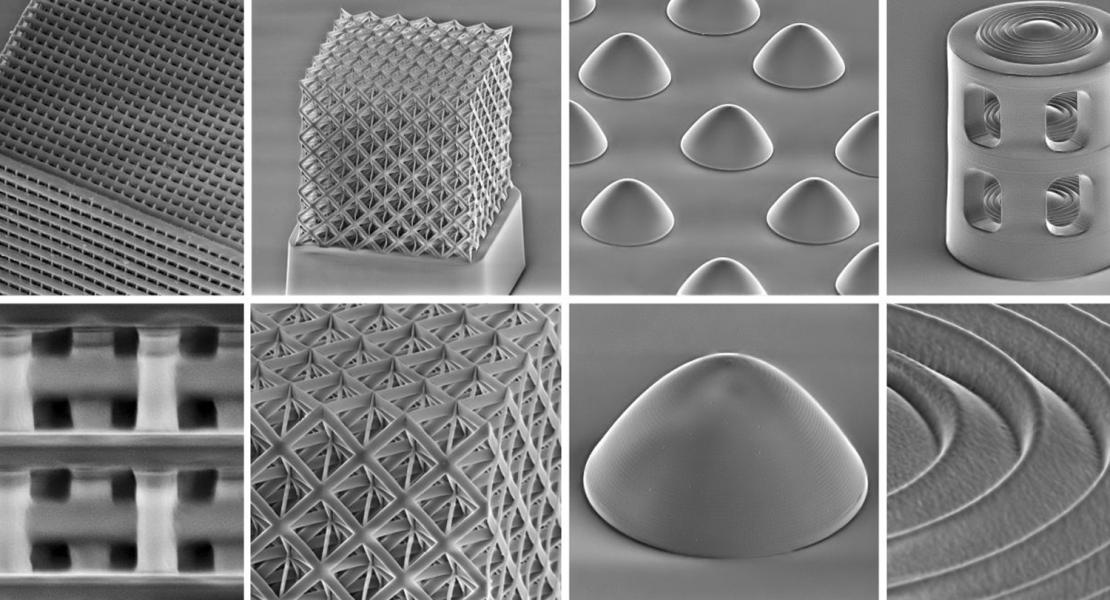 Strutture in vetro di quarzo su scala nanometrica