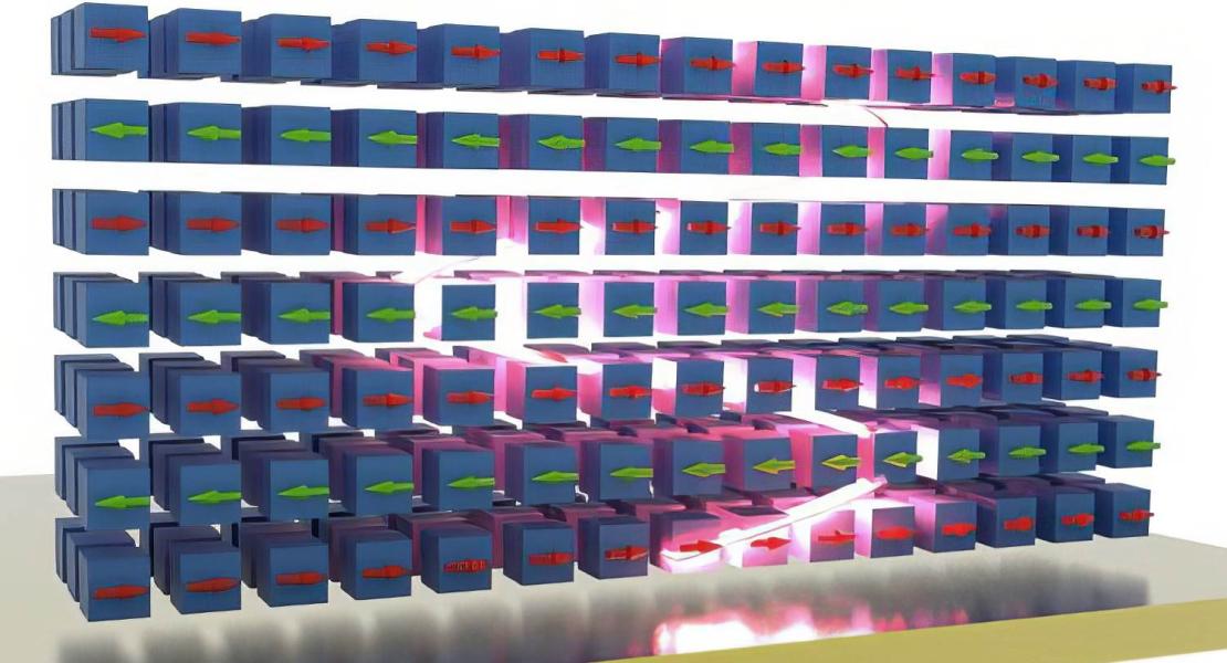 La luce intrappolata all’interno di un cristallo magnetico