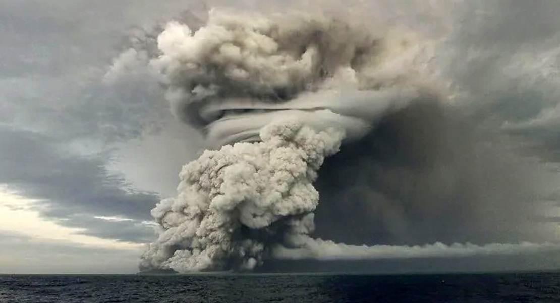Il vulcano Hunga