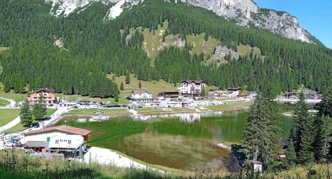 Il lago di Misurina, sito della ricerca sperimentale