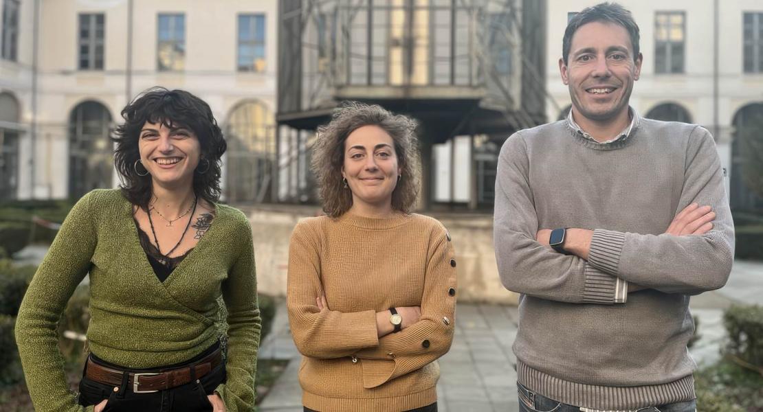 I ricercatori Francesca Terranova, Anna Zanoli e Livio Favaro.
