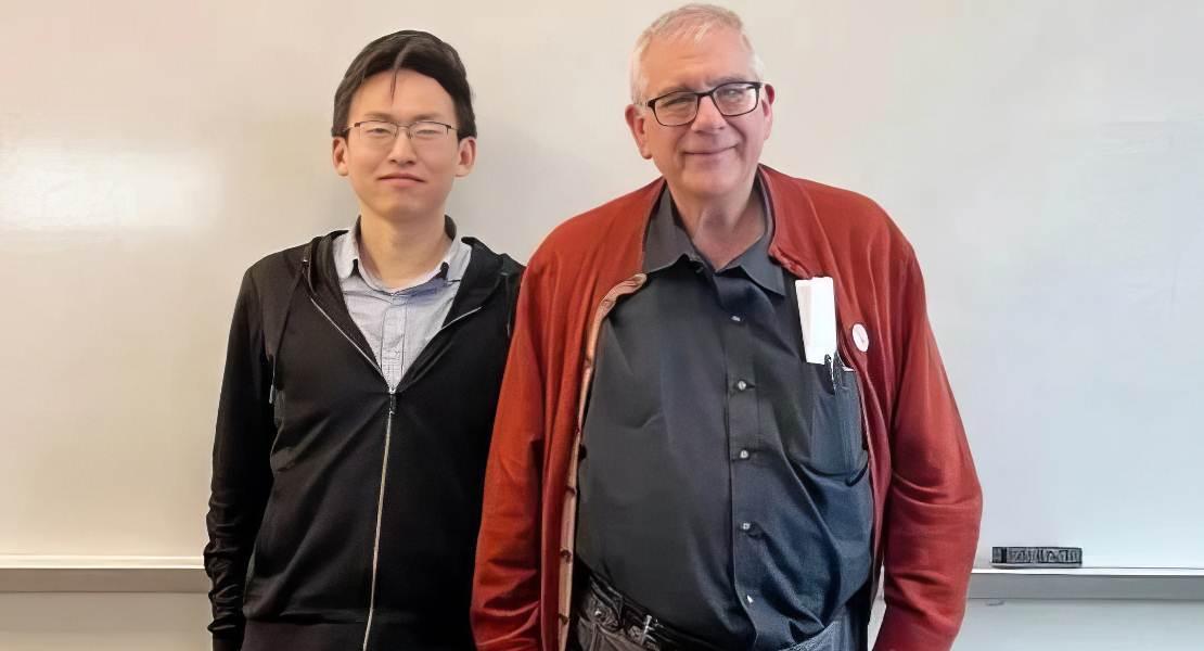 Zhiyu Cao, sinistra, e Peter Wolynes, destra.