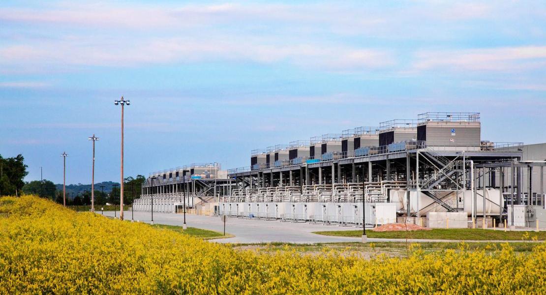 Il data center di Google a Council Bluffs, Iowa, è una delle sue tante grandi strutture.