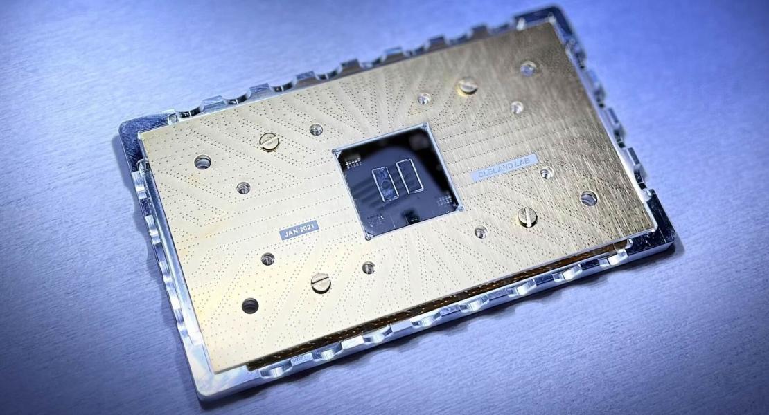 Il nuovo processore quantistico superconduttore.