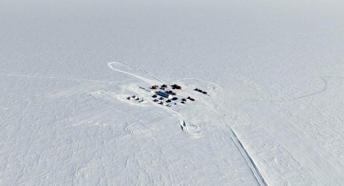 Veduta aerea di Little Dome C