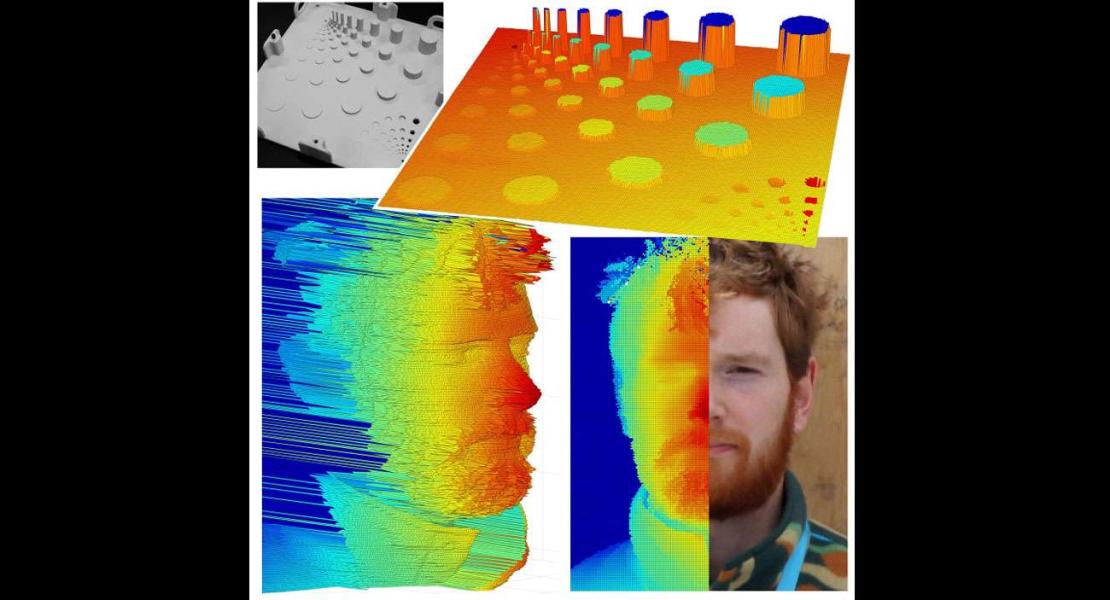 Sistema LiDAR time-of-flight a singolo fotone è in grado di produrre immagini 3D ad alta risoluzione di oggetti e volti che si trovano a una certa distanza.