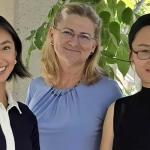 Coautrici principali dello studio (da sinistra) Emily Tom, Dorota Skowronska-Krawczyk, PhD, e Fangyuan Gao, PhD.