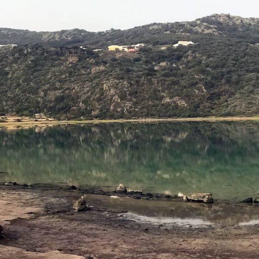 Il lago termale “Bagno dell’Acqua”.